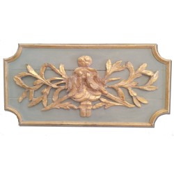 French wood paneling Frontal door top