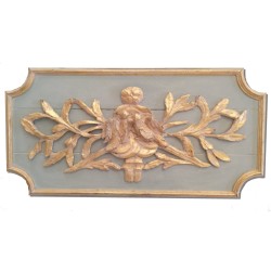 French wood paneling  Frontal door top