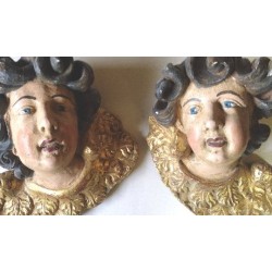 Pair angels wall decoration French decoration Antique