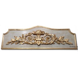 Boiserie de madera louis XVI Larga gris