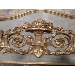 Boiserie de madera louis XVI Larga gris