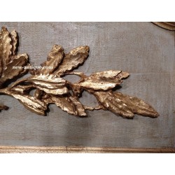 Boiserie de madera louis XVI Larga gris