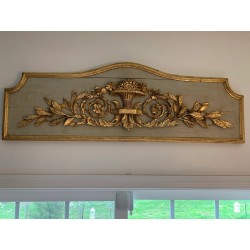 Boiserie de madera louis XVI Larga gris