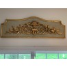 Boiserie de madera louis XVI Larga gris