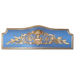 Boiserie de madera louis XVI Larga gris