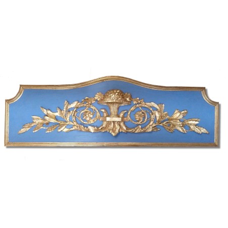 Boiserie de madera louis XVI Larga gris