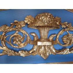 Boiserie de madera louis XVI Larga gris
