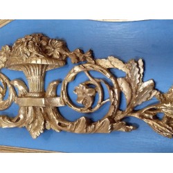 Boiserie de madera louis XVI Larga gris