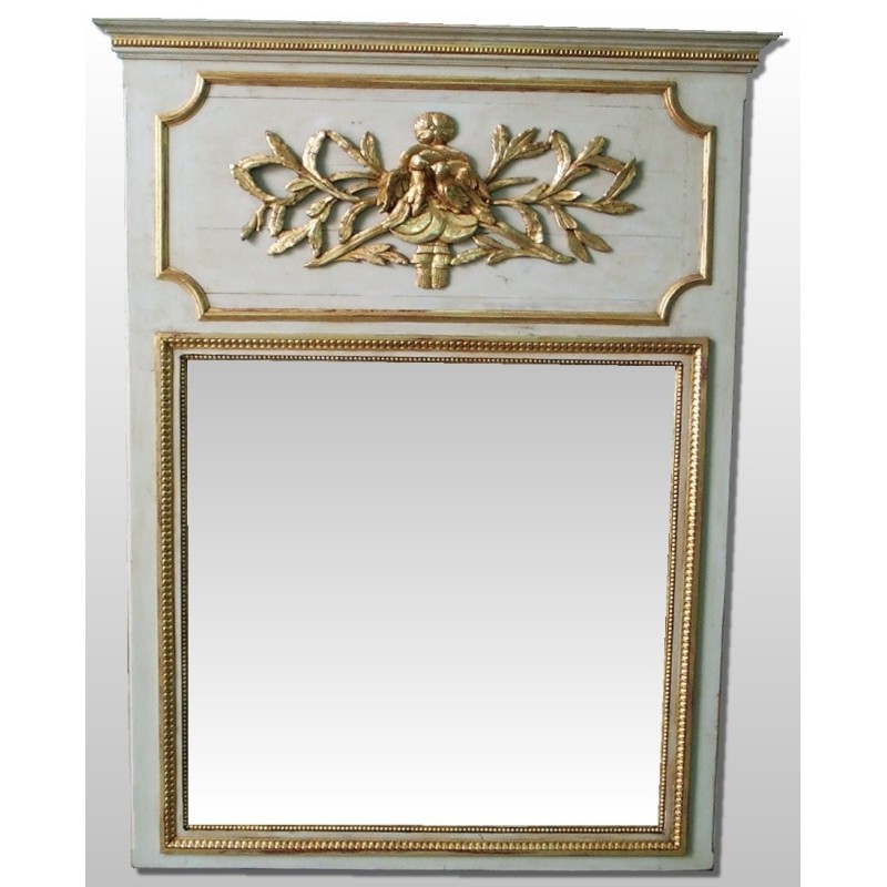 Espejo de estilo Francés Luis XVII GRIS